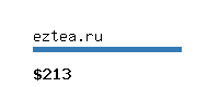 eztea.ru Website value calculator