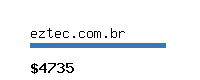 eztec.com.br Website value calculator