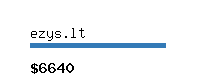 ezys.lt Website value calculator