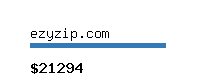 ezyzip.com Website value calculator