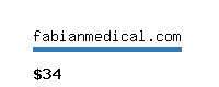 fabianmedical.com Website value calculator