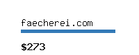 faecherei.com Website value calculator