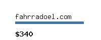 fahrradoel.com Website value calculator