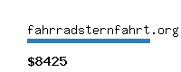 fahrradsternfahrt.org Website value calculator