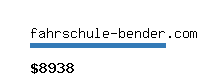 fahrschule-bender.com Website value calculator