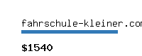 fahrschule-kleiner.com Website value calculator