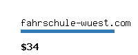 fahrschule-wuest.com Website value calculator