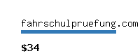 fahrschulpruefung.com Website value calculator