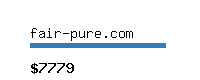 fair-pure.com Website value calculator