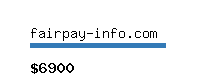 fairpay-info.com Website value calculator