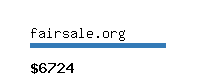 fairsale.org Website value calculator