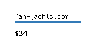 fan-yachts.com Website value calculator