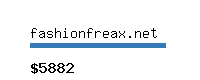 fashionfreax.net Website value calculator