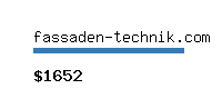 fassaden-technik.com Website value calculator