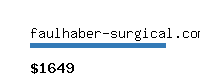 faulhaber-surgical.com Website value calculator