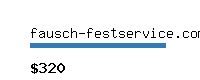 fausch-festservice.com Website value calculator