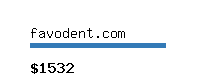 favodent.com Website value calculator