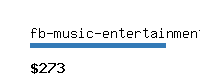 fb-music-entertainment.com Website value calculator