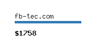 fb-tec.com Website value calculator