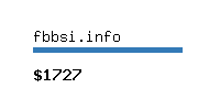 fbbsi.info Website value calculator