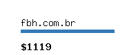 fbh.com.br Website value calculator