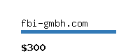 fbi-gmbh.com Website value calculator