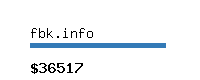 fbk.info Website value calculator
