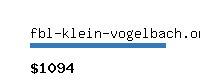 fbl-klein-vogelbach.org Website value calculator