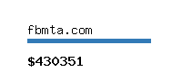 fbmta.com Website value calculator