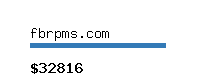 fbrpms.com Website value calculator