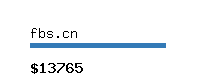fbs.cn Website value calculator