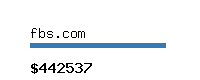 fbs.com Website value calculator