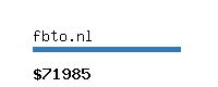 fbto.nl Website value calculator