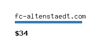 fc-altenstaedt.com Website value calculator