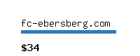 fc-ebersberg.com Website value calculator