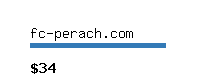 fc-perach.com Website value calculator