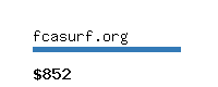 fcasurf.org Website value calculator