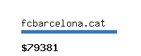 fcbarcelona.cat Website value calculator