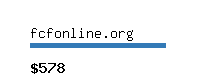 fcfonline.org Website value calculator