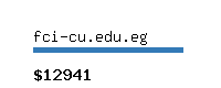 fci-cu.edu.eg Website value calculator