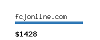 fcjonline.com Website value calculator