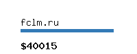 fclm.ru Website value calculator