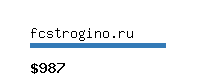 fcstrogino.ru Website value calculator