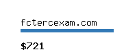 fctercexam.com Website value calculator