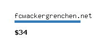 fcwackergrenchen.net Website value calculator