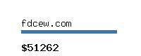 fdcew.com Website value calculator