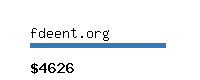 fdeent.org Website value calculator
