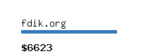 fdik.org Website value calculator