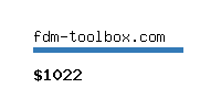 fdm-toolbox.com Website value calculator