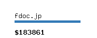 fdoc.jp Website value calculator